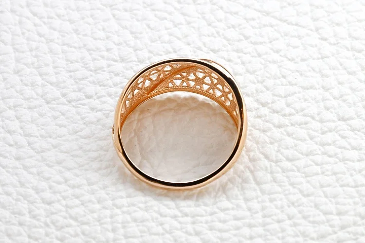 Кольцо из красного золота без вставок