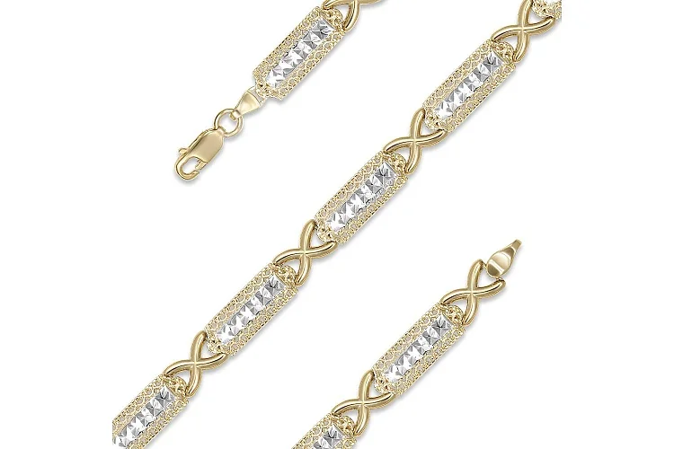 Браслет из жёлтого золота без вставок