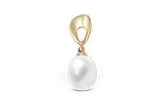 Подвеска из жёлтого золота с жемчугом