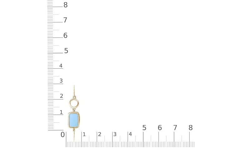 Браслет из жёлтого золота с бирюзой