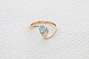 Кольцо из красного золота с ситаллом