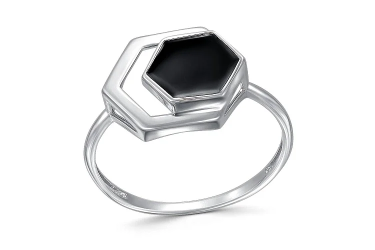 Кольцо из белого золота без вставок