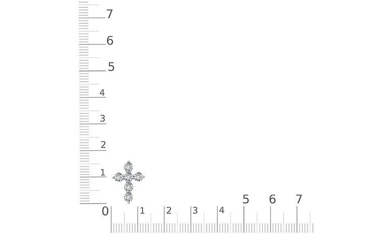 Крест Крест из белого золота с 6 бриллиантами