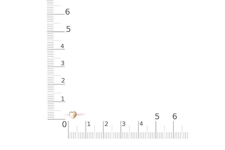 Браслет Сердце из красного золота без вставок