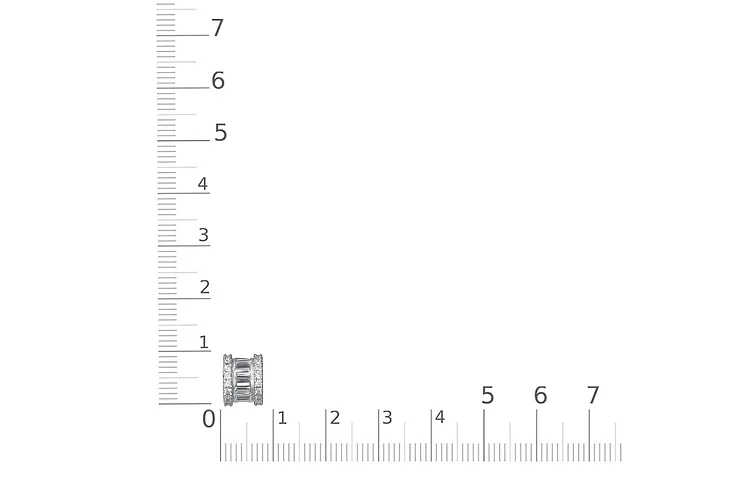 Подвеска из белого золота с 38 фианитами