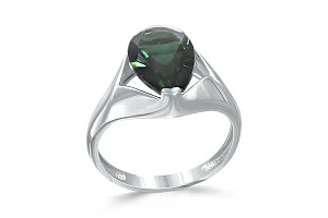 Кольцо из белого золота с турмалином