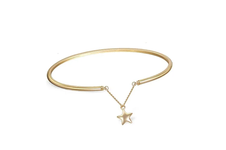 Браслет Звезда из жёлтого золота без вставок