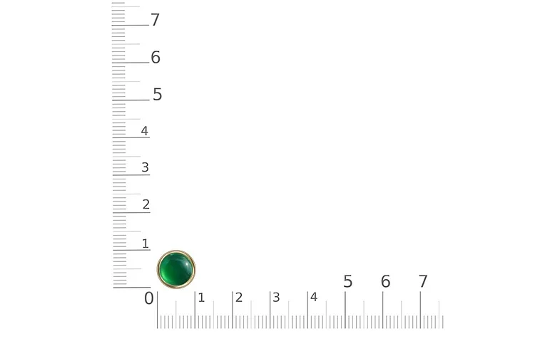 Подвеска из жёлтого золота с агатом
