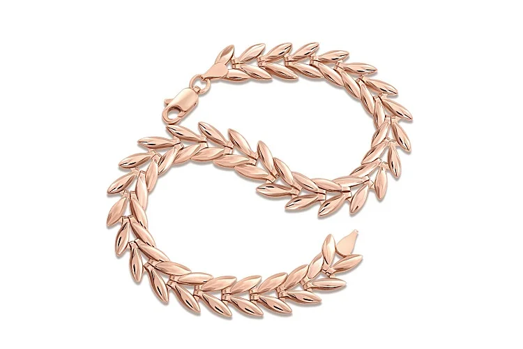 Браслет Веточка из красного золота без вставок