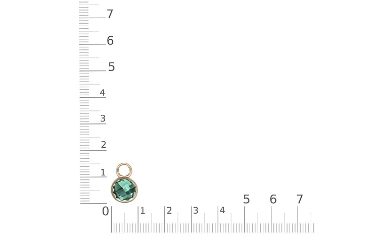 Подвеска серёг-трансформеров из жёлтого золота с кварцем