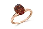 Кольцо из красного золота с спессартином