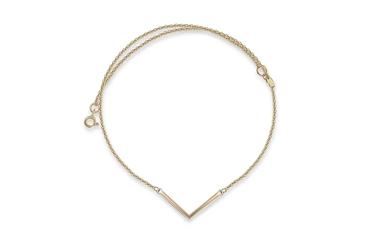 Колье из жёлтого золота без вставок