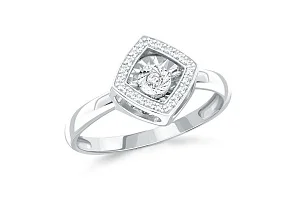 Кольцо из белого золота с 21 бриллиантами