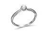 Кольцо из белого золота с бриллиантом