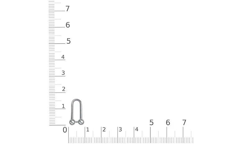 Подвеска серёг-трансформеров из белого золота без вставок