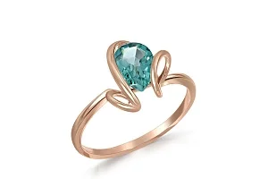 Кольцо из красного золота с ситаллом