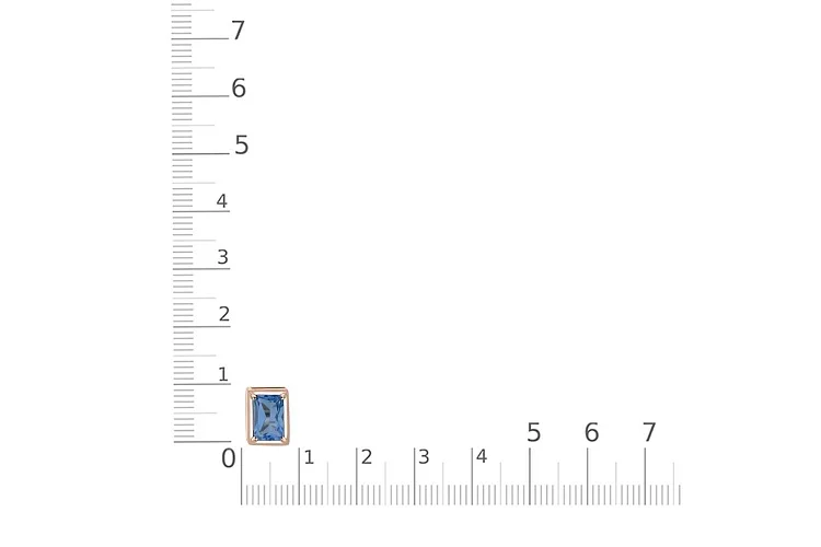 Подвеска из красного золота с топазом лондон