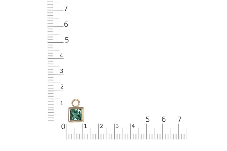 Подвеска серёг-трансформеров из жёлтого золота с кварцем
