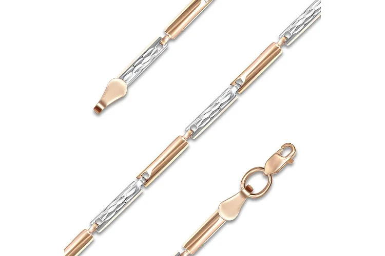 Браслет из красного золота без вставок