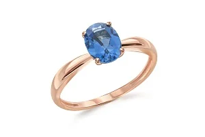 Кольцо из красного золота с топазом лондон