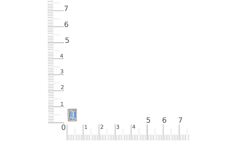 Подвеска из красного золота с топазом swiss