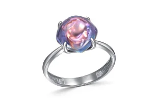 Кольцо из белого золота с наноситалом