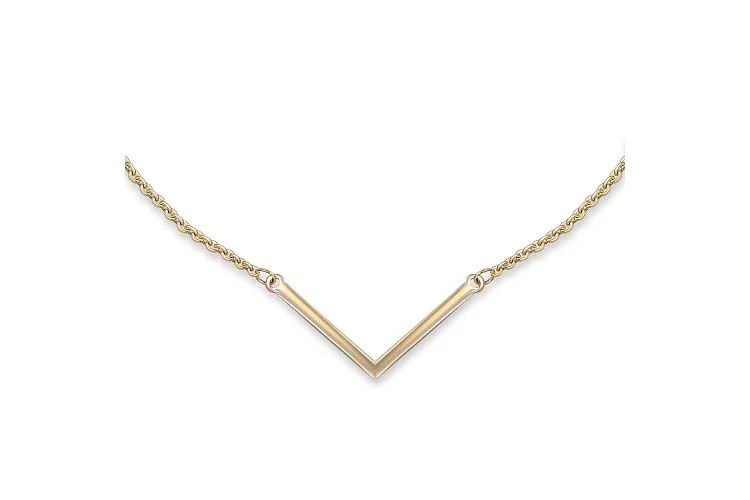 Колье из жёлтого золота без вставок