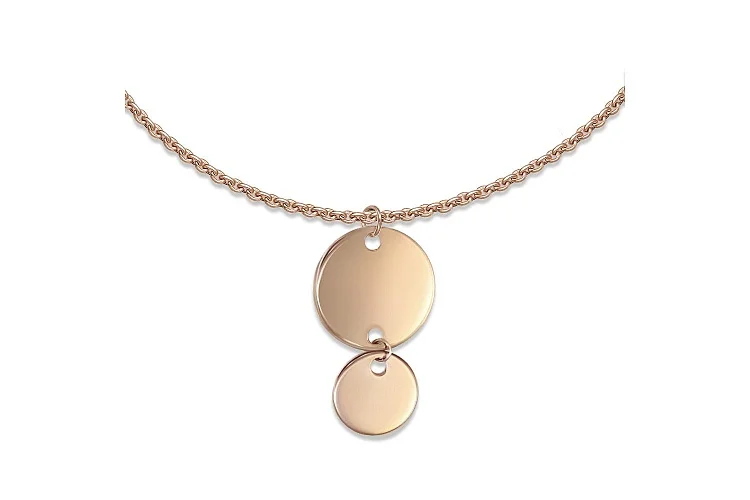 Колье Круг из красного золота без вставок