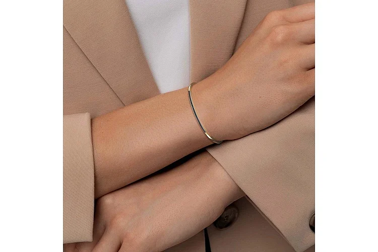 Браслет Дорожка из жёлтого золота с 41 бриллиантами