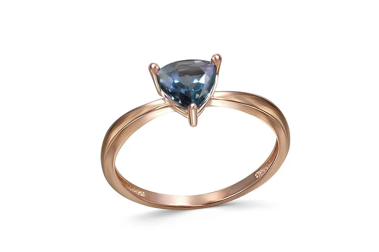 Кольцо из красного золота с топазом лондон