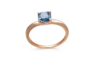 Кольцо из красного золота с топазом лондон