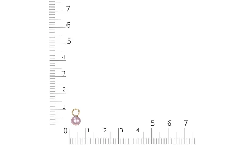 Подвеска серёг-трансформеров из жёлтого золота с жемчугом