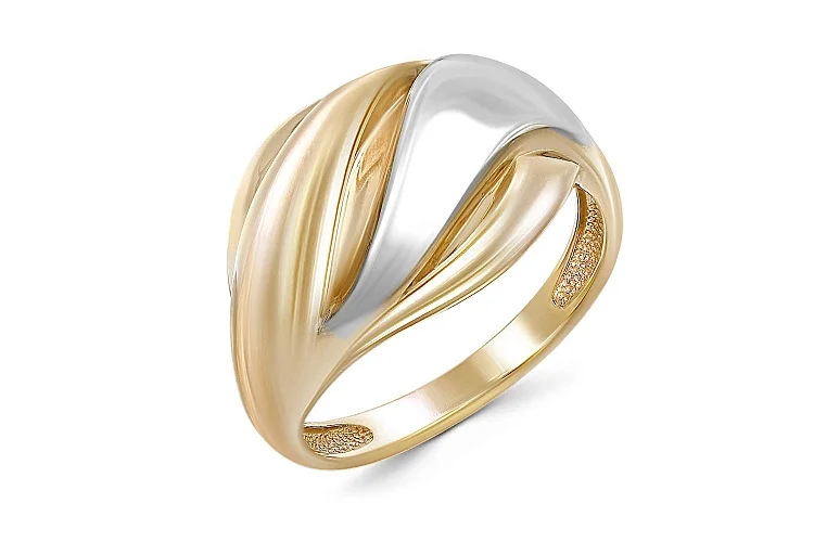 Кольцо из жёлтого золота без вставок
