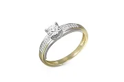 Кольцо из жёлтого золота с 29 бриллиантами
