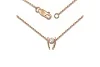 Колье из красного золота с бриллиантом
