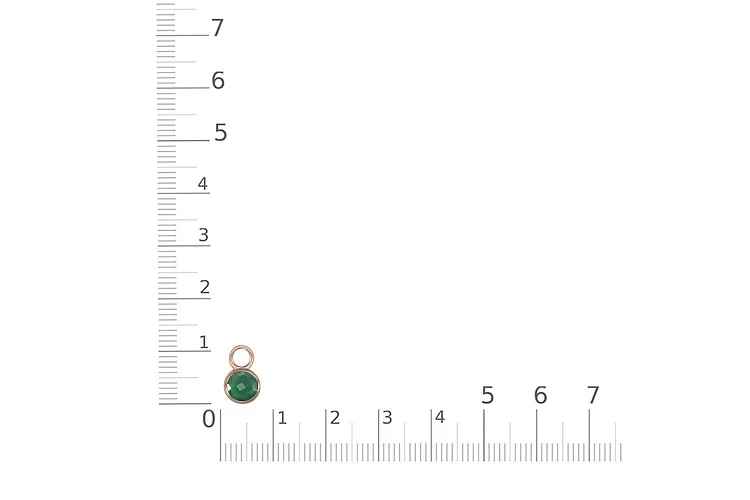 Подвеска серёг-трансформеров из красного золота с агатом