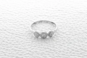 Кольцо из белого золота с 31 бриллиантами