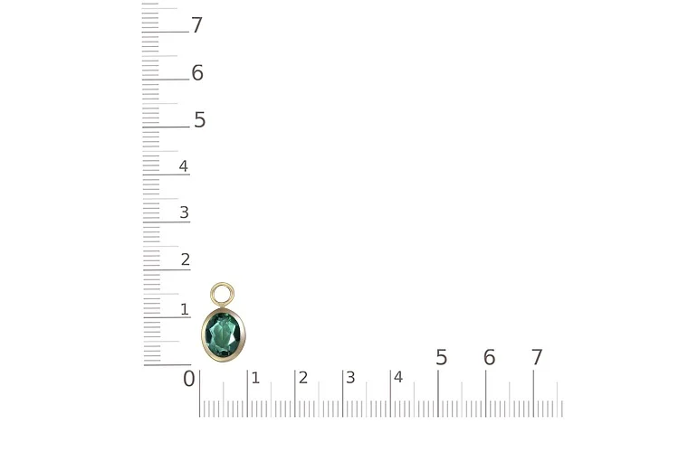 Подвеска серёг-трансформеров из жёлтого золота с кварцем