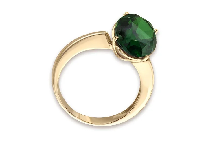 Кольцо из жёлтого золота с наноситалом