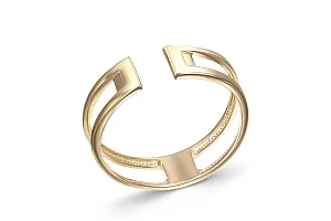 Кольцо из жёлтого золота без вставок