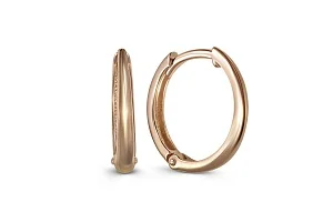 Основа серёг-трансформеров из красного золота без вставок