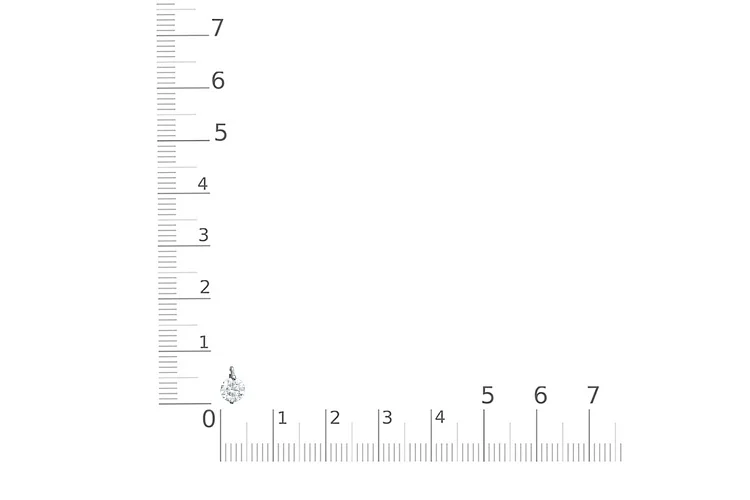 Колье из белого золота с муассанитом