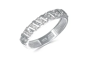 Кольцо из белого золота с 21 бриллиантами