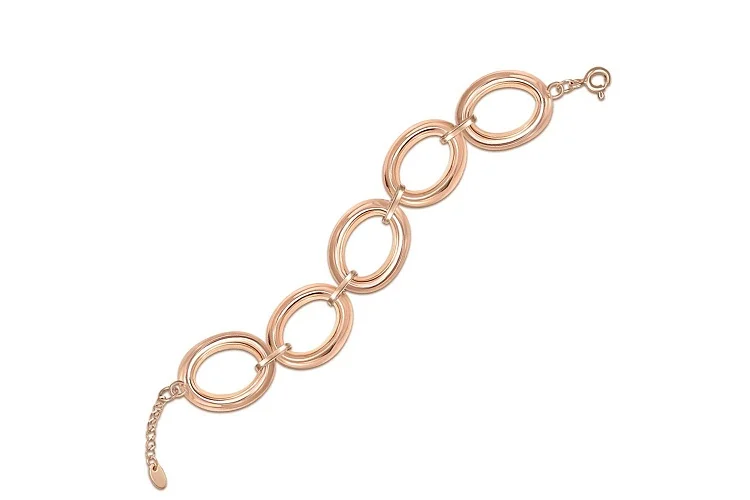 Браслет из красного золота без вставок