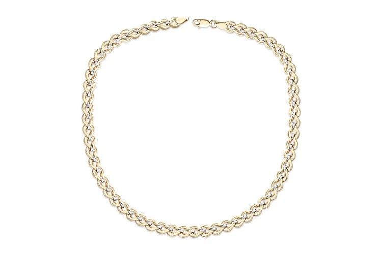 Колье из жёлтого золота без вставок