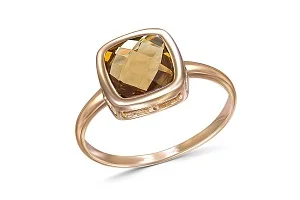 Кольцо из красного золота с султанитом