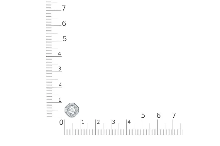 Подвеска из красного золота с 21 бриллиантами