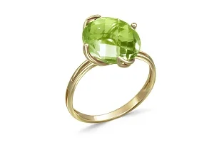 Кольцо из жёлтого золота с ситаллом