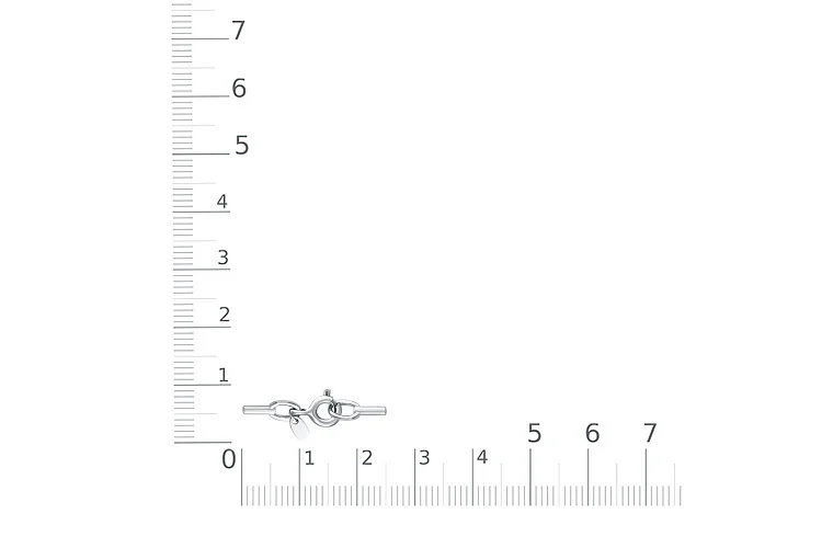 Колье из белого золота без вставок