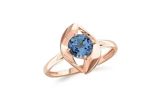 Кольцо из красного золота с топазом лондон